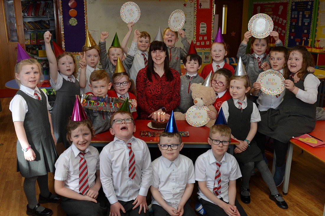 Happy b’day to Tattysallagh teacher born on Leap Year