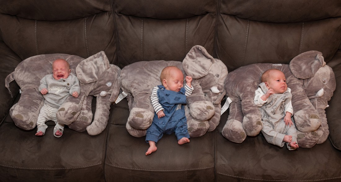 Three times the love…