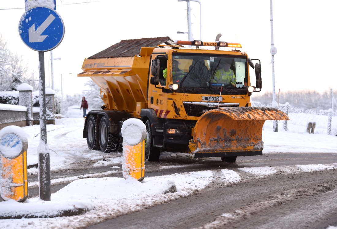 Crash in Dungannon as heavy snow hits motorists