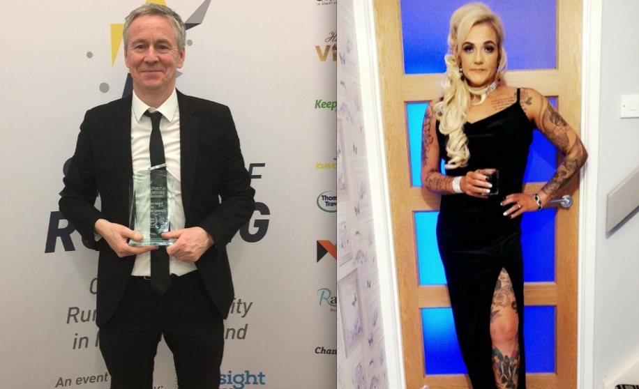 Peter and Jill pick up shining awards during ceremony