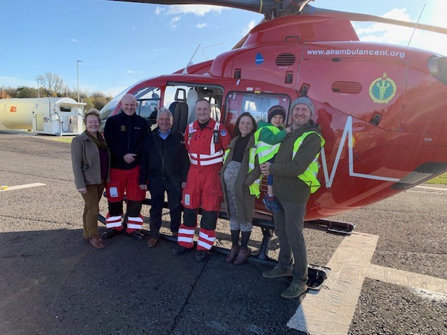 Farmer ‘lucky to be alive’ thanks to Air Ambulance