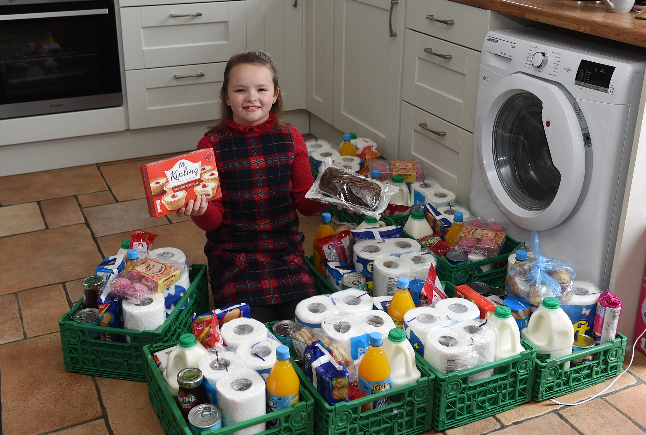 Big-hearted Alana brings smiles and gifts to elderly