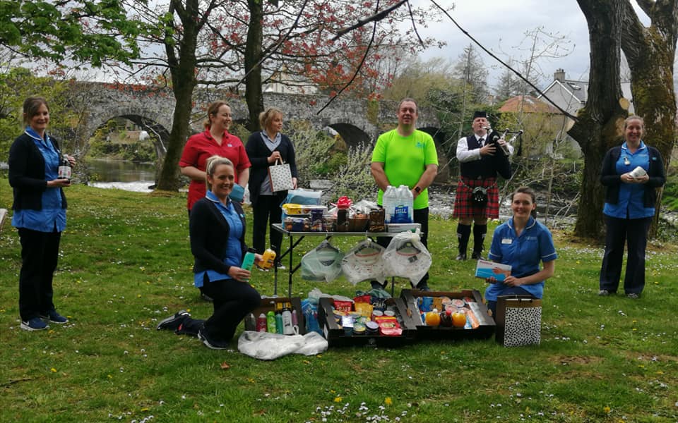 Newtownstewart and Drumquin nurses receive care package