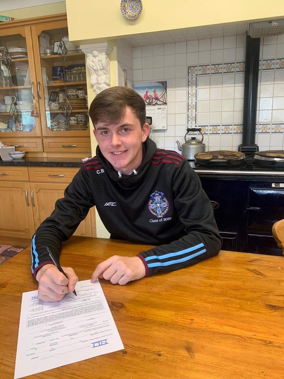 Conor is bound for Connecticut after signing scholarship deal