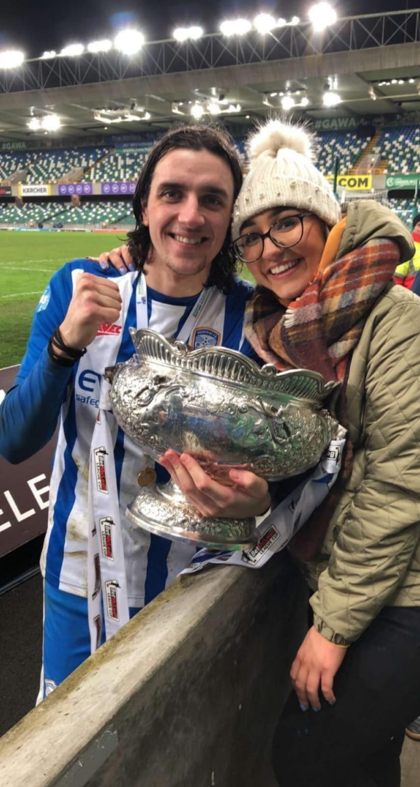 Glackin insists that Coleraine are firmly focused on the Cup  Double