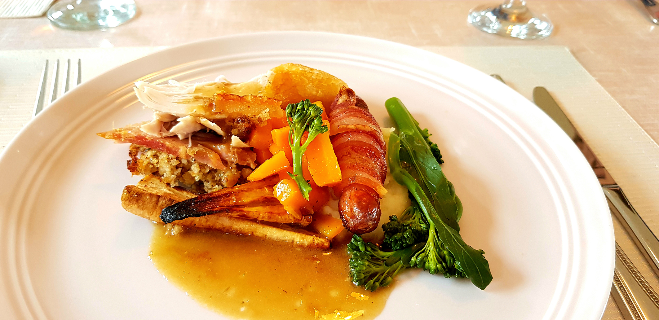 Christmas dinner in July. Yep, it’s a thing.