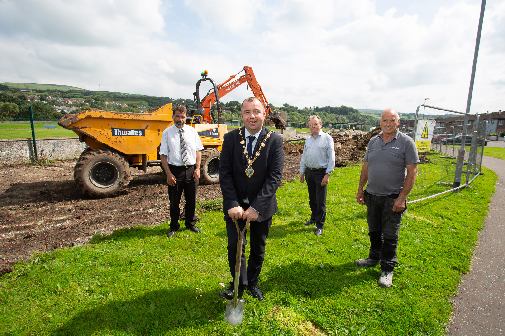 Mayor welcomes start of work on Melvin Arena upgrade