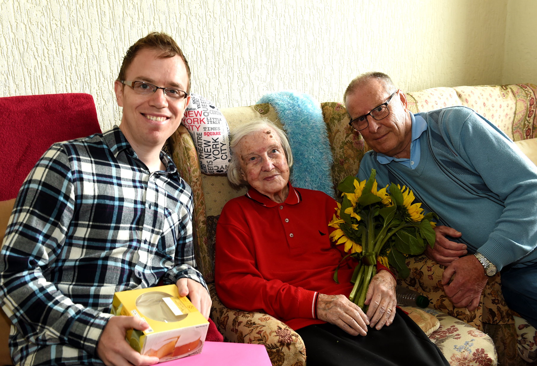 Gertie ‘glowed like a child’ on her 102nd birthday
