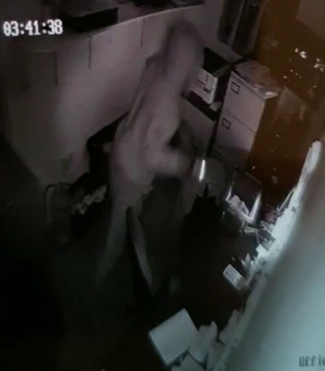 Break-in at Omagh shop captured on CCTV