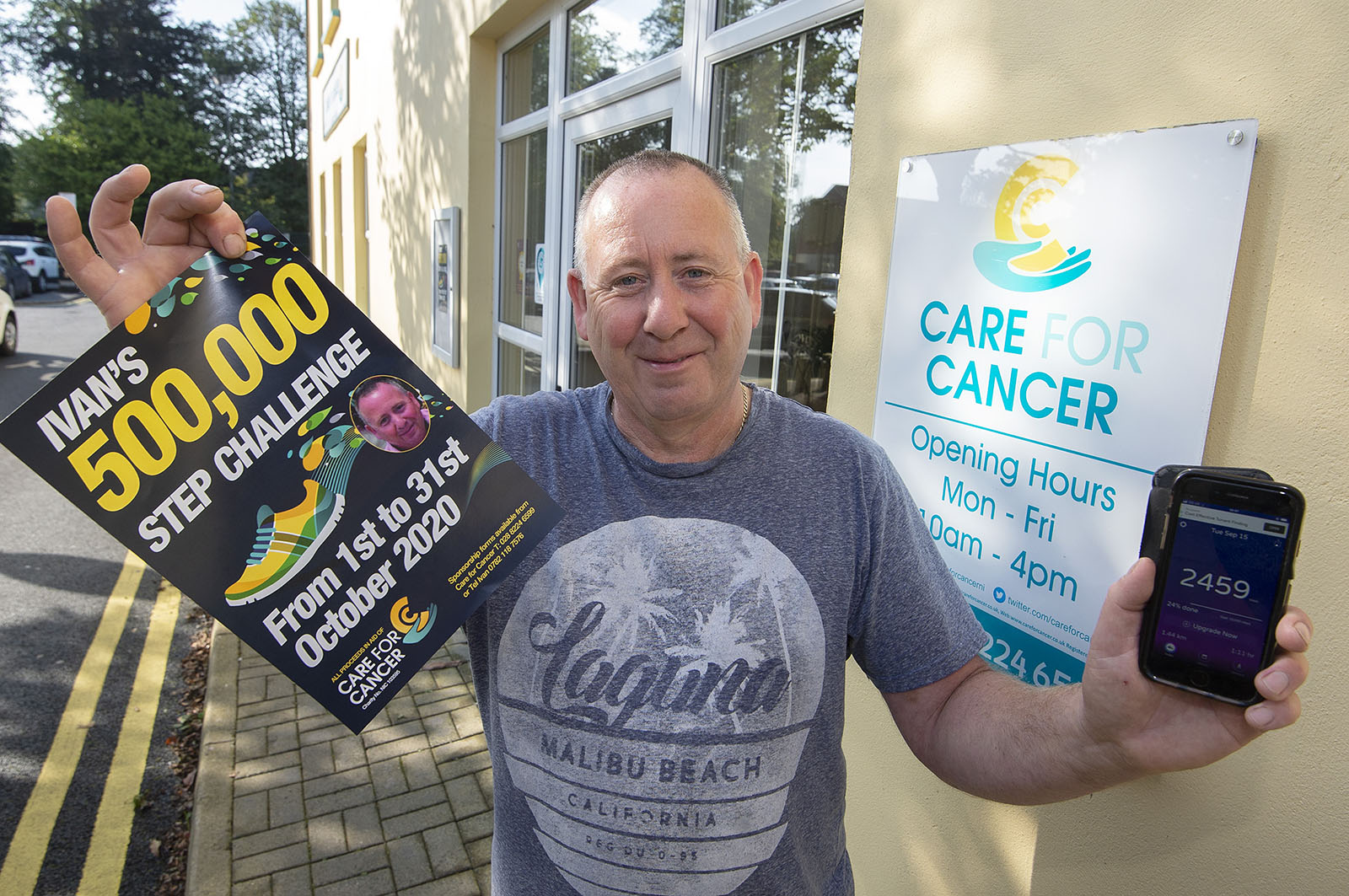 Ivan would walk 500,000 steps…