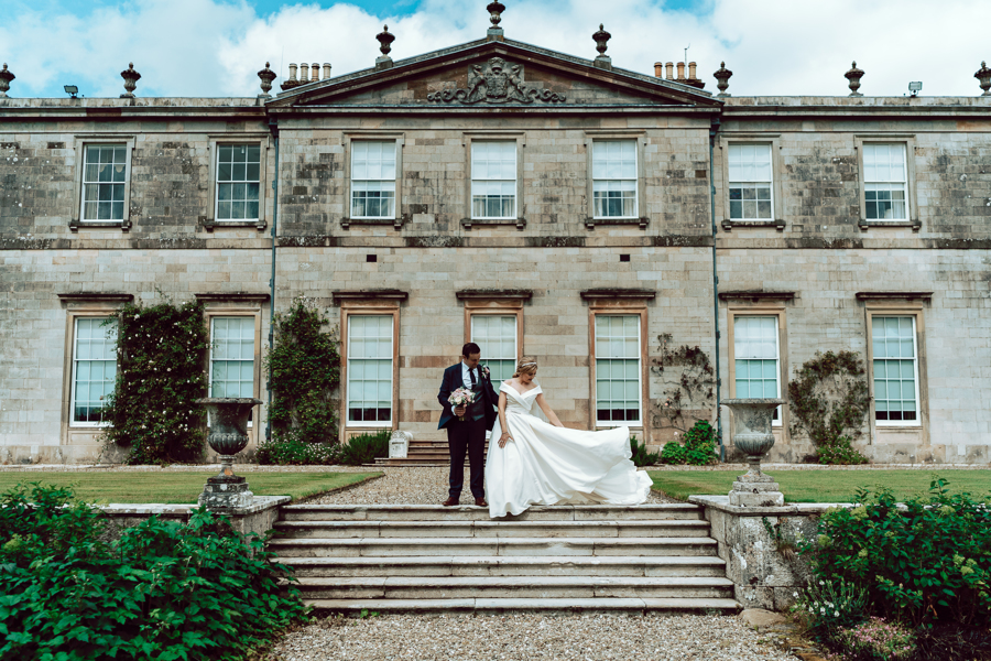 Delight as first wedding takes place at Baronscourt Est