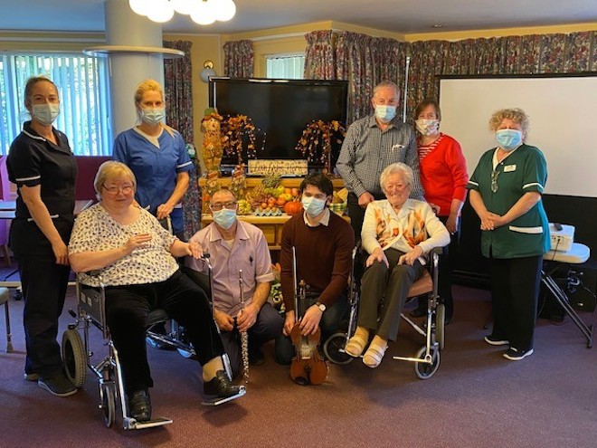 Residents of Harold McCauley House enjoy lovely Harvest