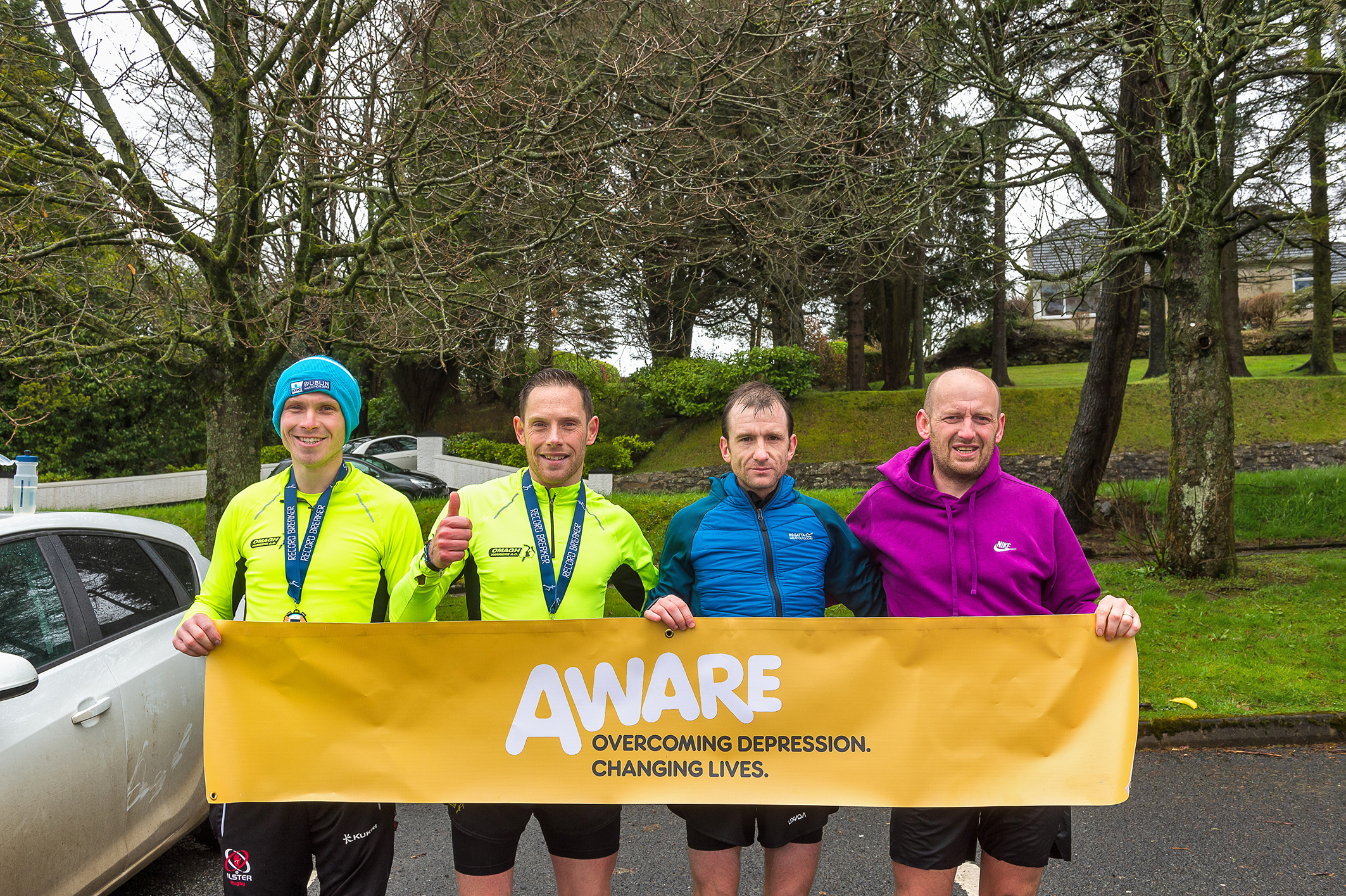 Harriers duo break three hour target time