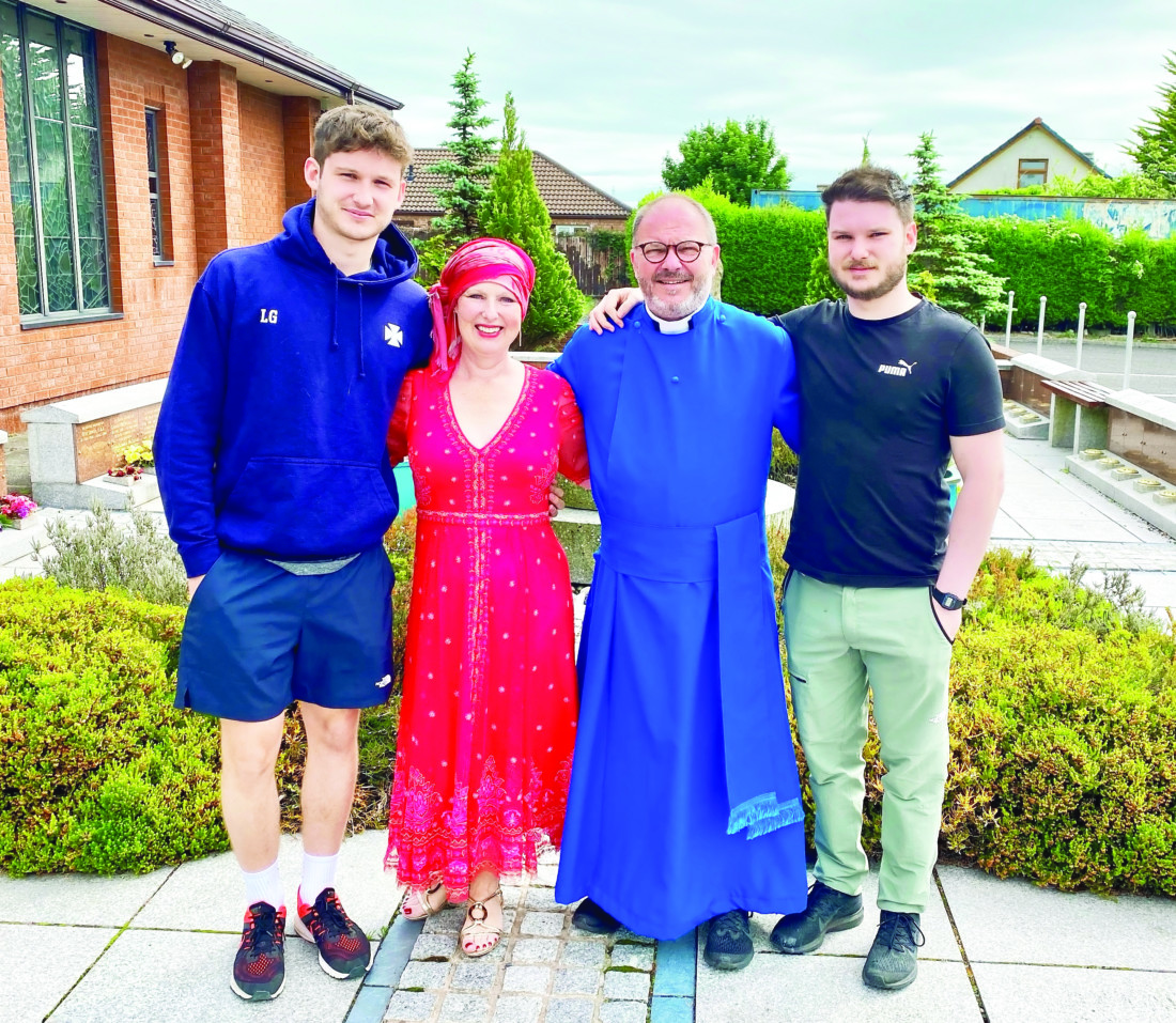Strabane man renews vows during charity challenge