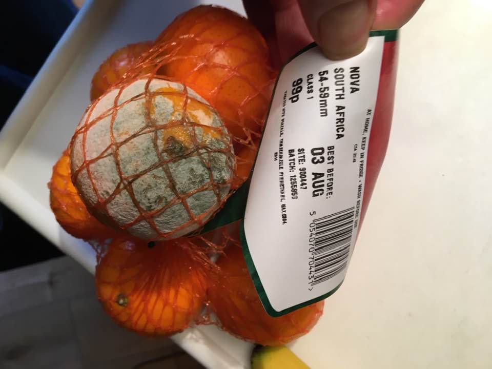 Asda apologises to customers over quality of food