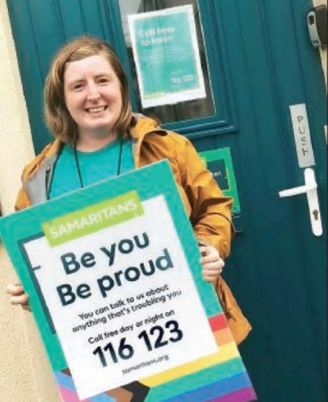 Don’t be afraid to show your true colours to Samaritans