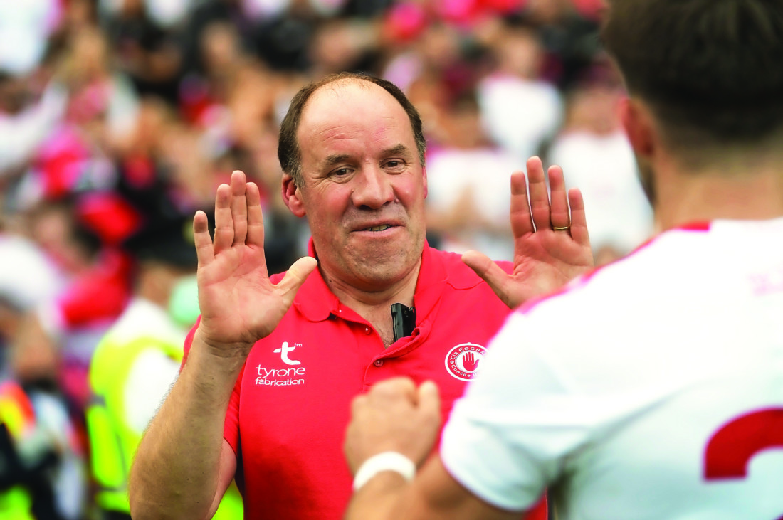 Tyrone manager congratulated at Strabane court