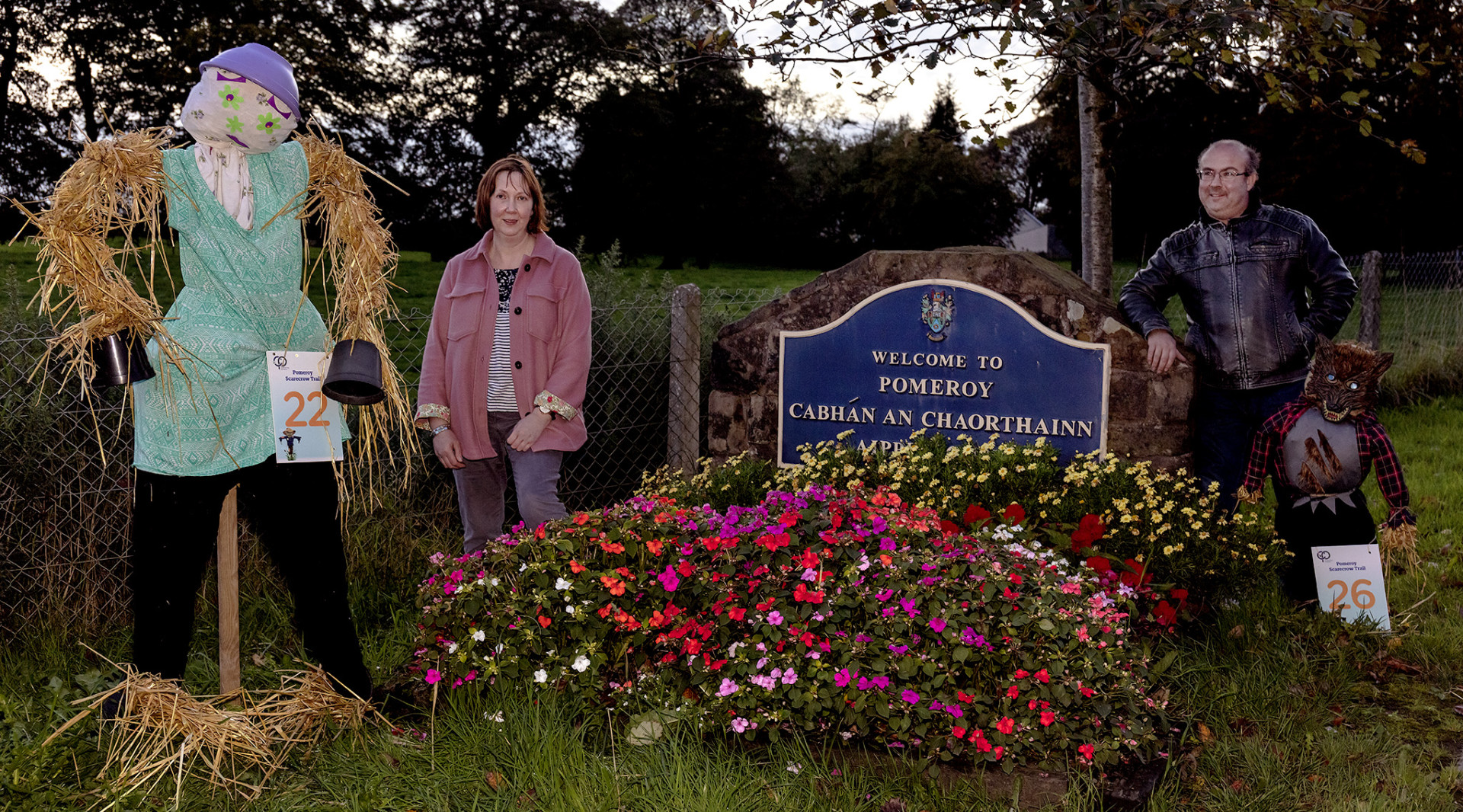 Spooky scarecrows crop up in Pomeroy