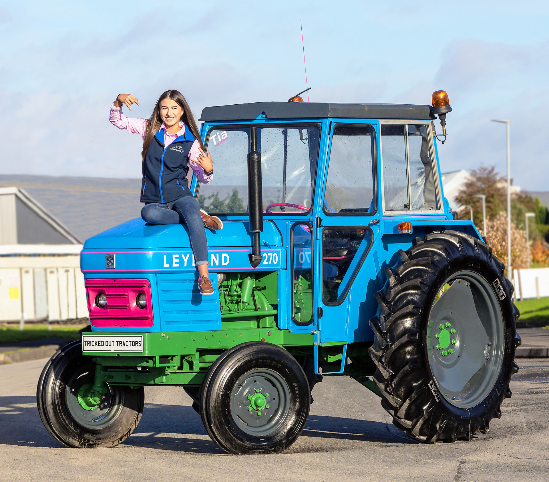 Teen gets her beloved tractor ‘tricked-out’