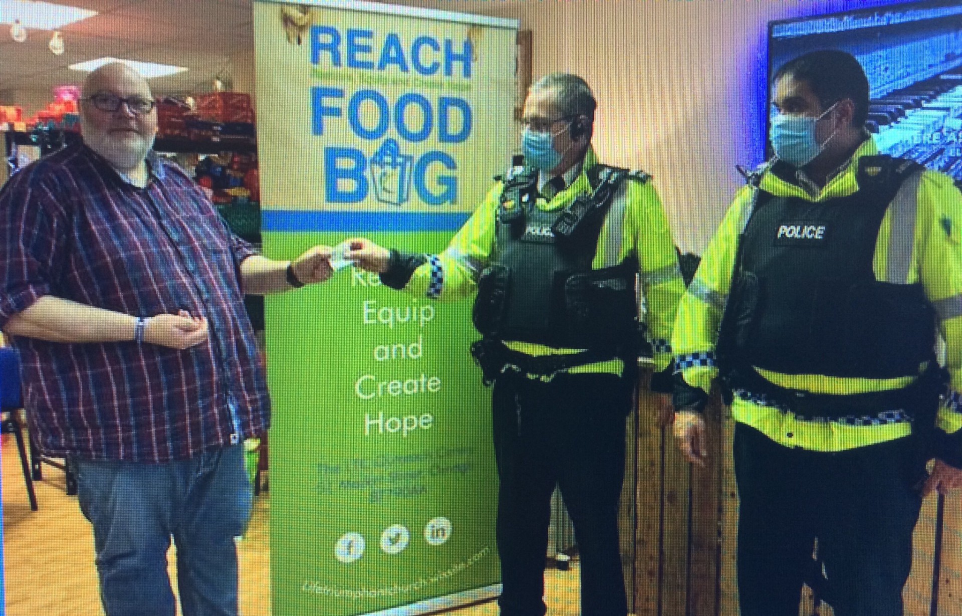 £100 seized from street beggar donated to foodbank in Omagh