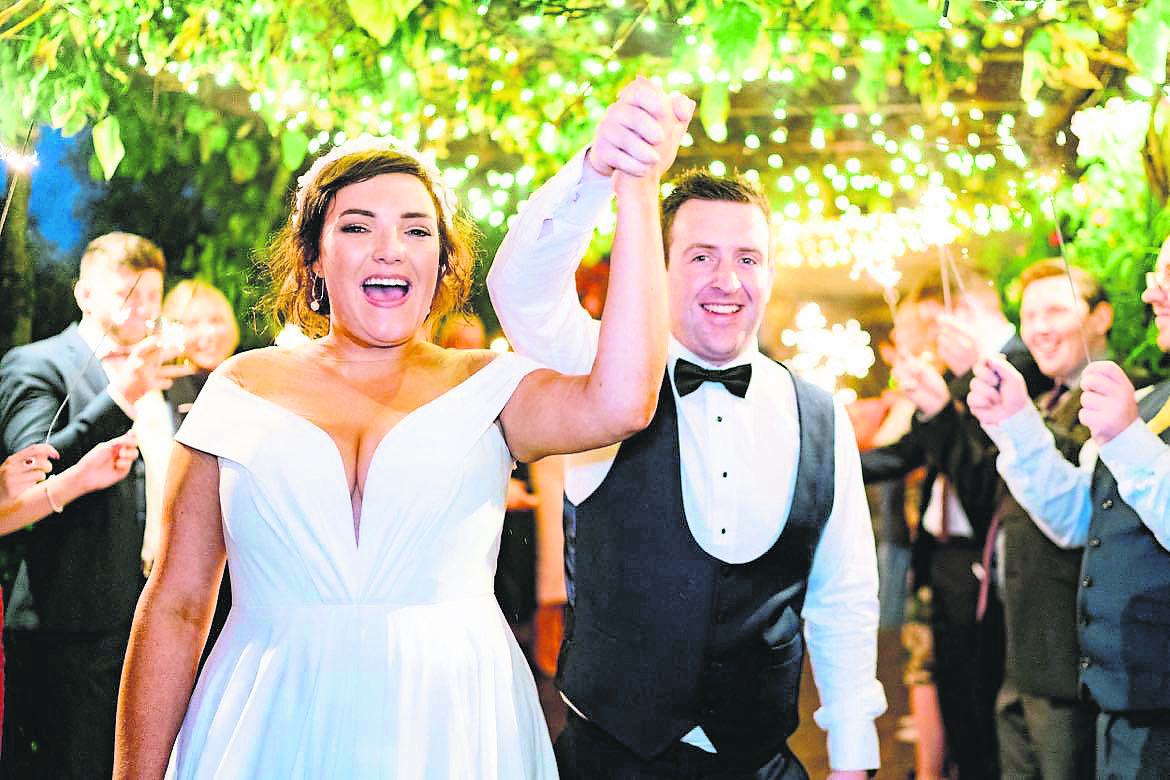 Love, laughter and a lifetime of happiness awaits Alicia and David