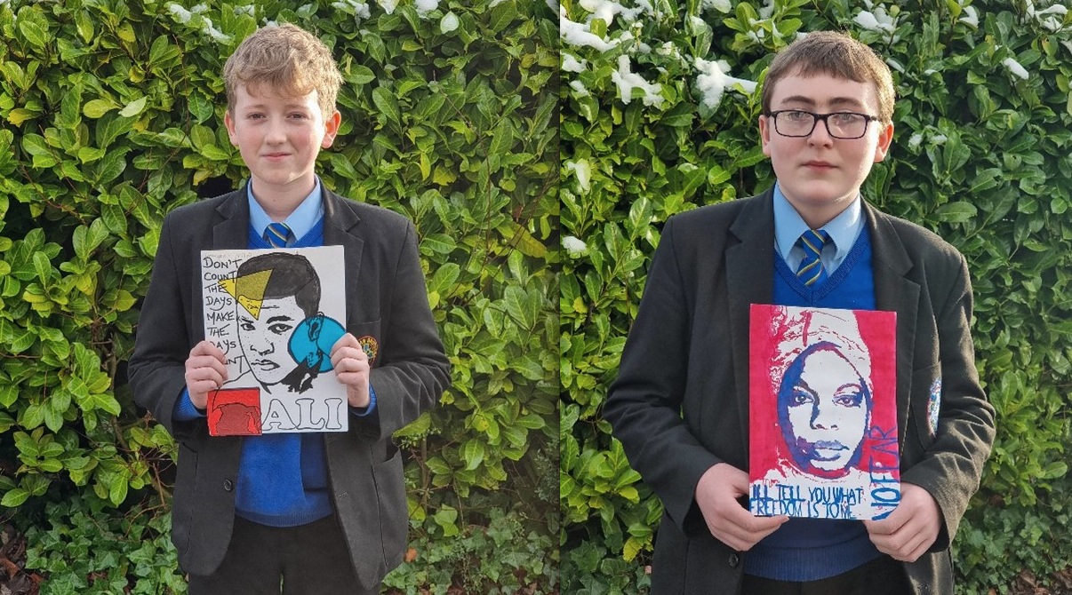 Omagh CBS pupils win top awards during Black History Month celebrations
