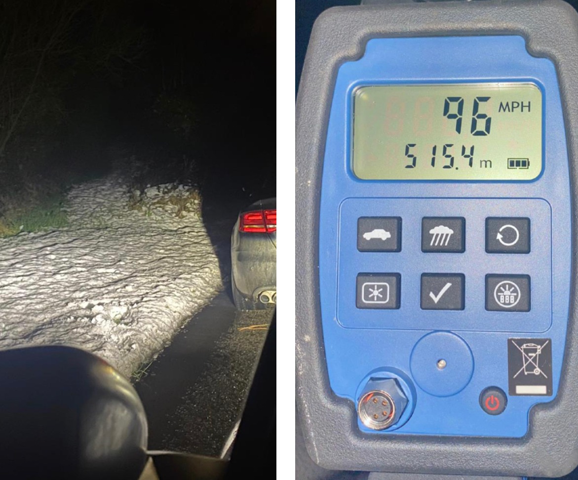 Driver caught speeding at 96mph ‘didn’t want to be late for the cinema’