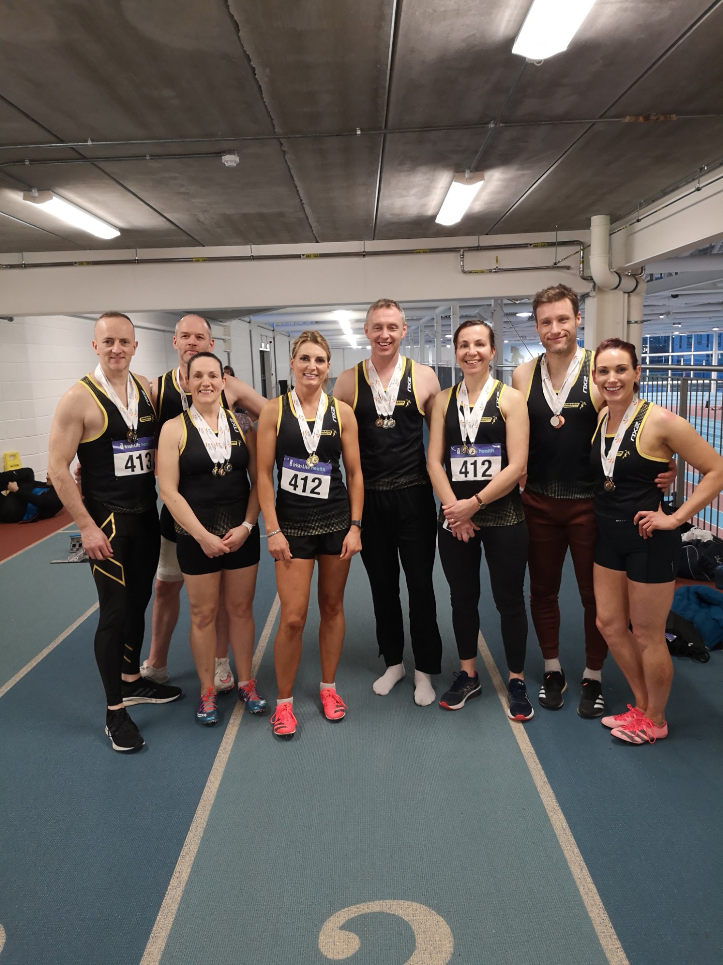 Harriers ‘gold’en oldies hit the medal trail