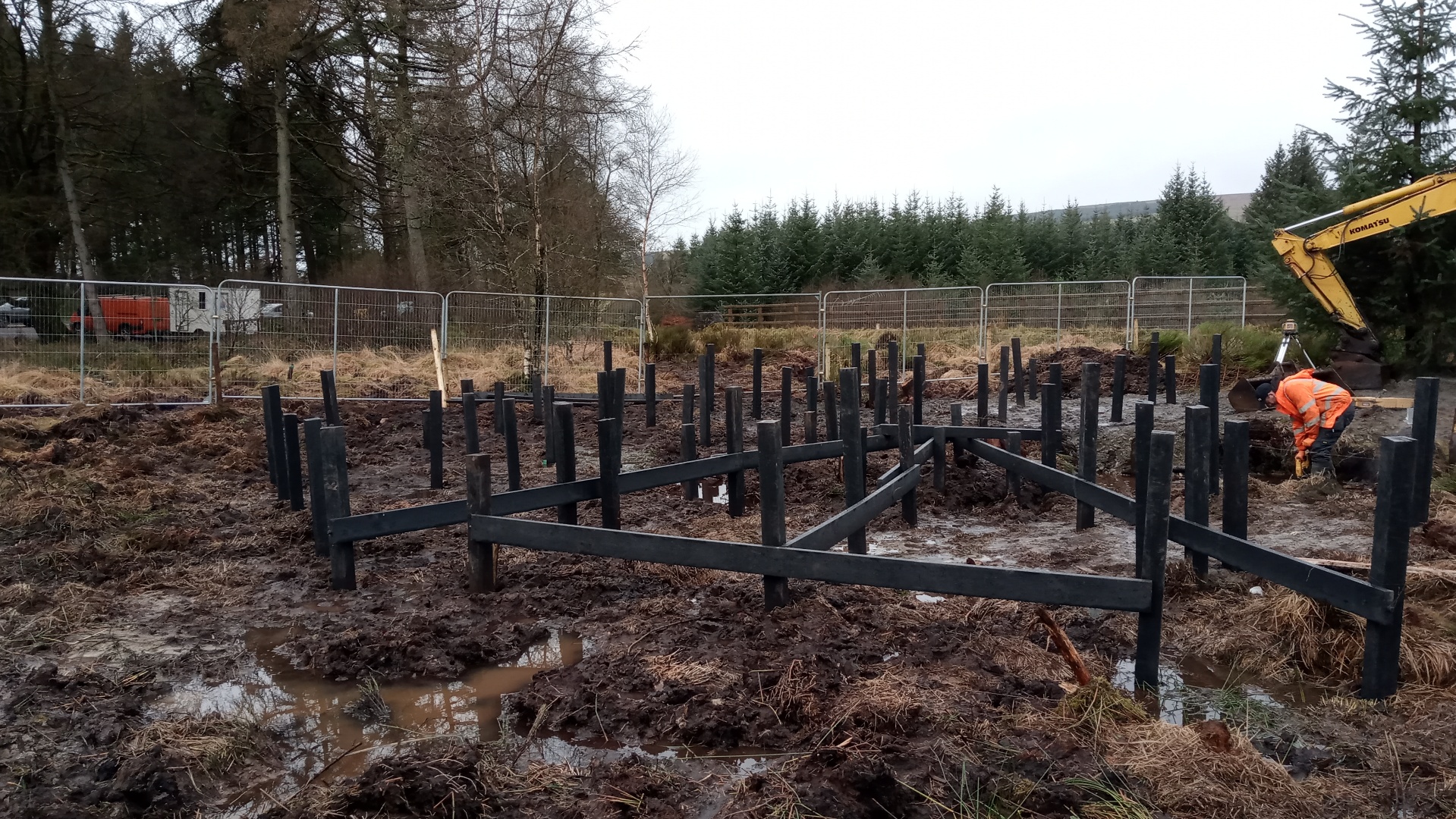 Work starts on giant sculptures in Sperrins