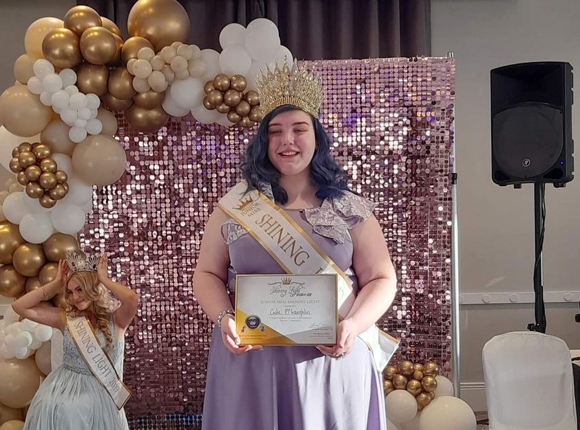 Delighted Codie crowned new Miss Shining Light Junior