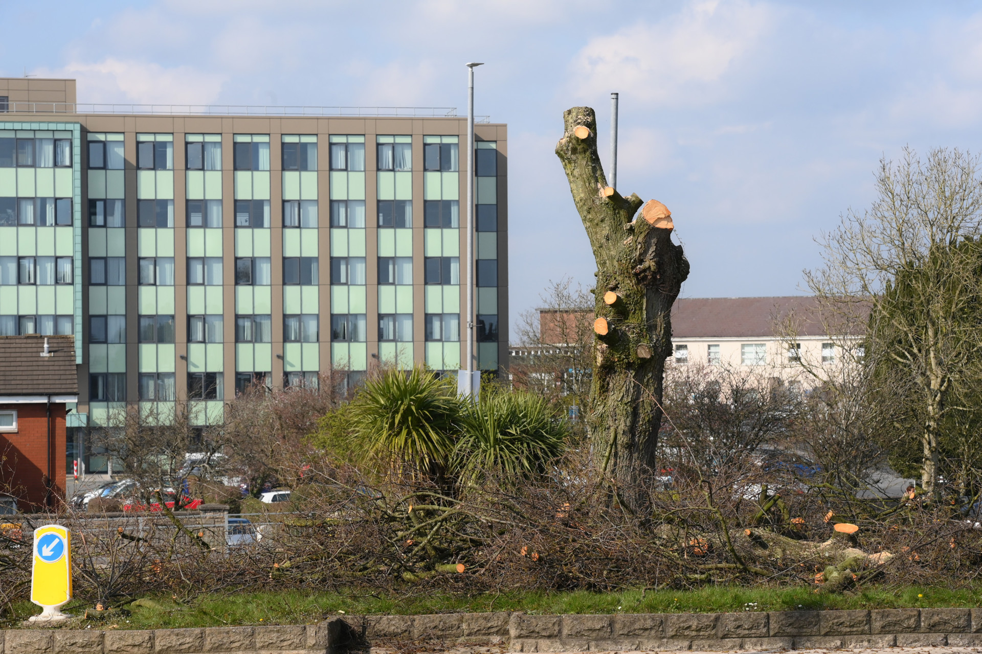 Roundabout makeover underway