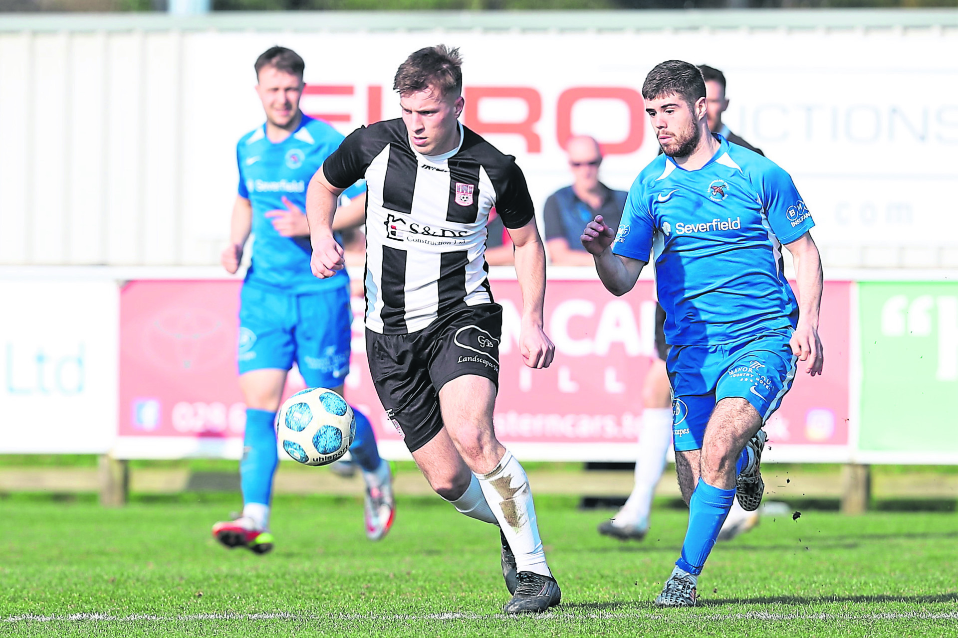 Buchanan header powers Derg into the top six on derby day