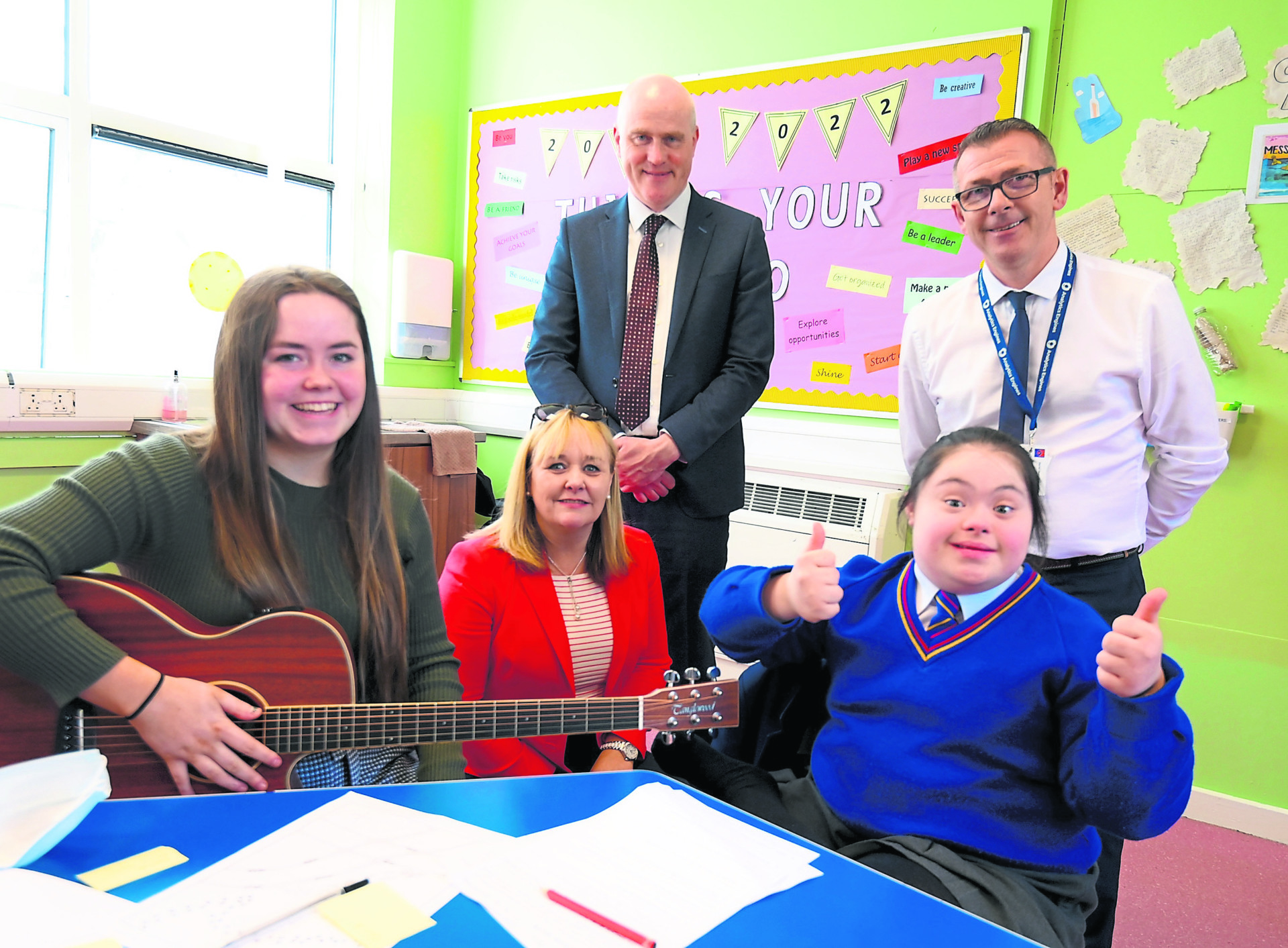 Warm welcome for Education Minister