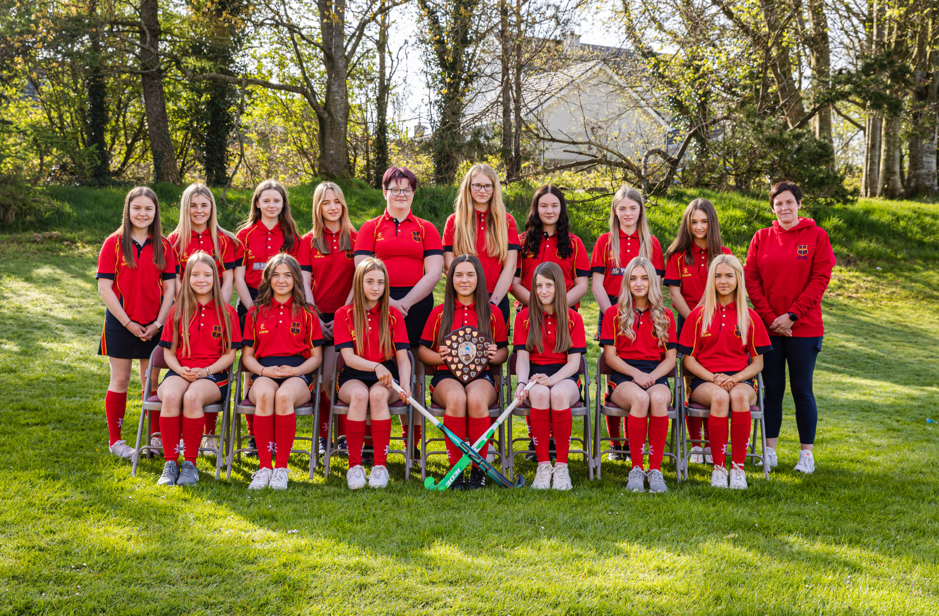 Castlederg High School under-14 girls capture the Griffin Trophy