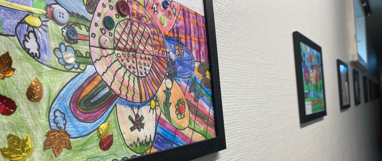 New children’s art at Strabane PSNI station