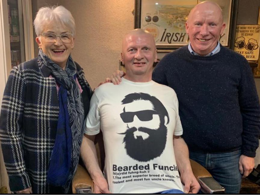 Seamus braves the shave one last time