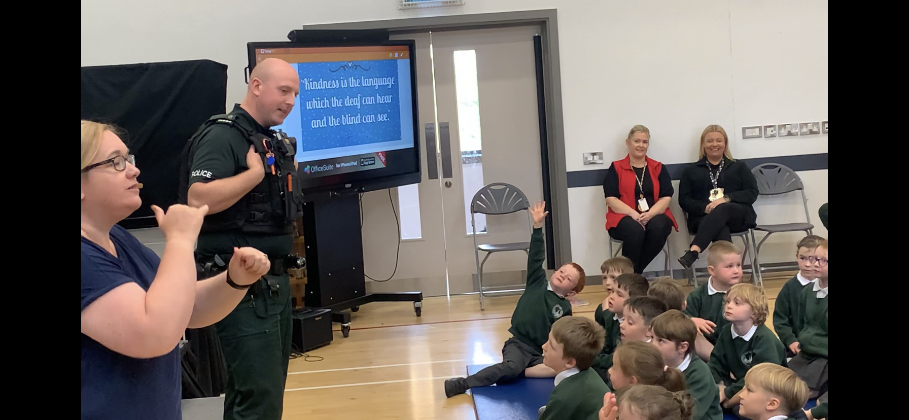 Omagh kids learn sign language to help classmate