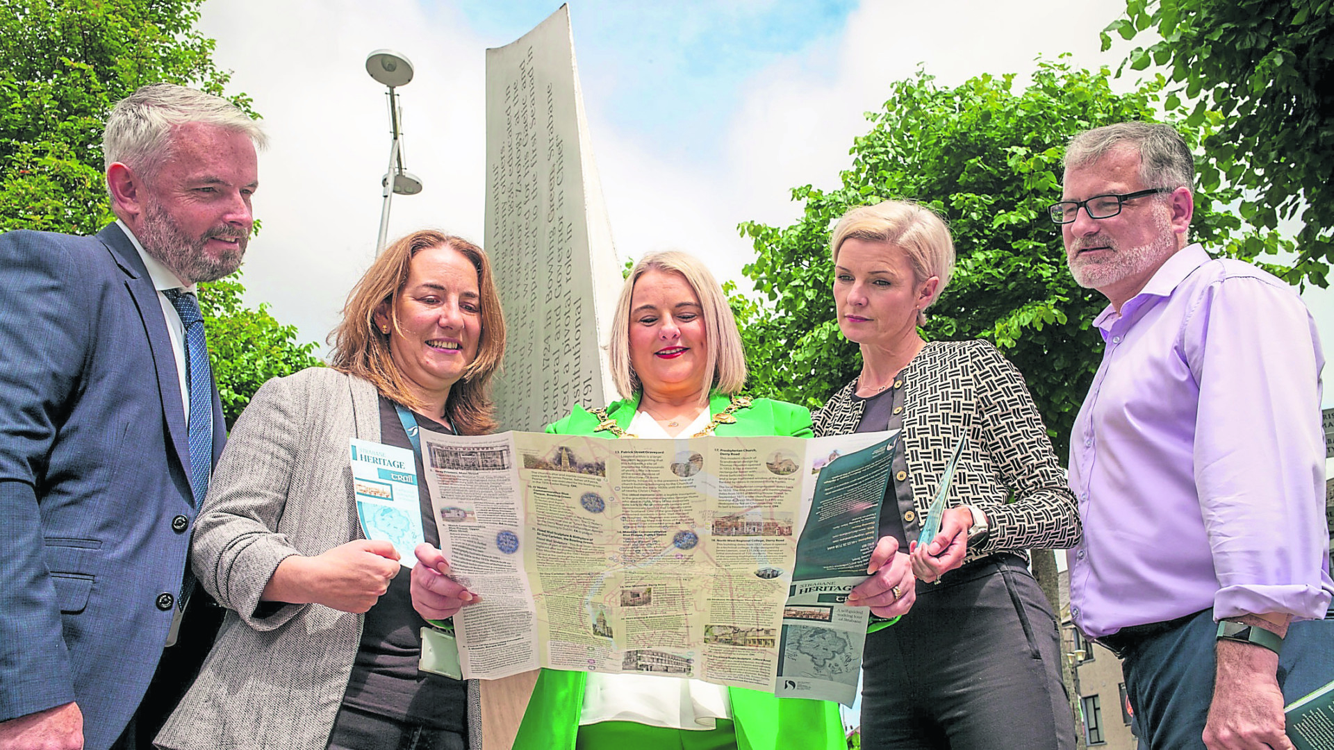 Illustrated heritage map of Strabane launched