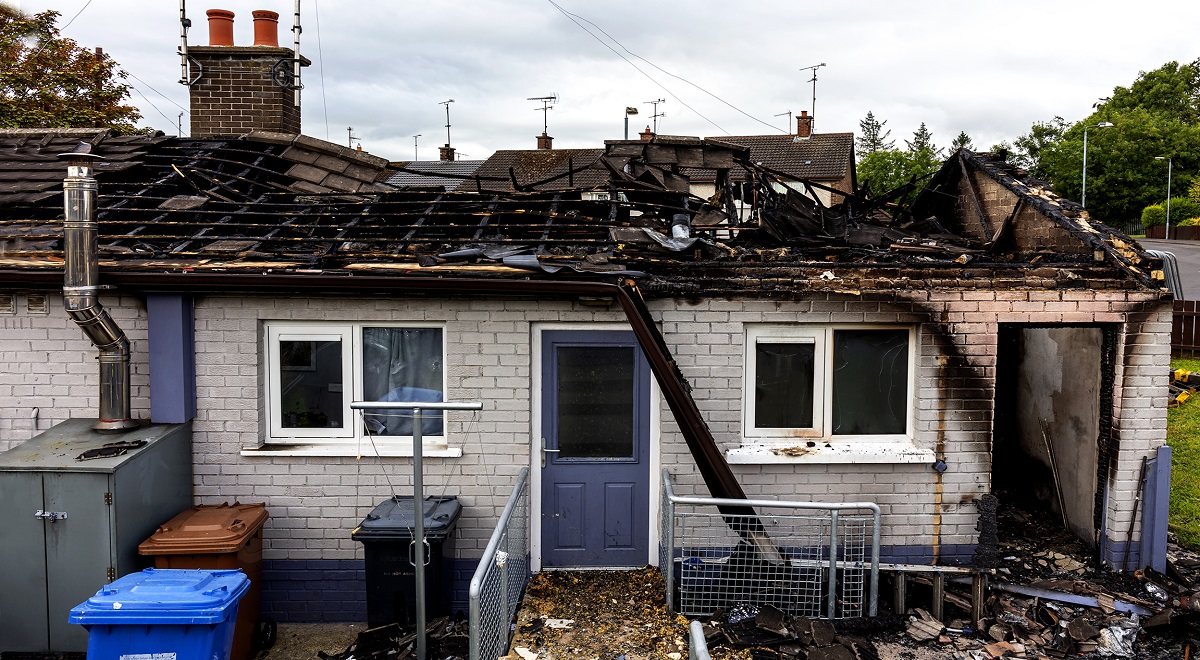 Residents woke from sleep as blaze engulfs their homes