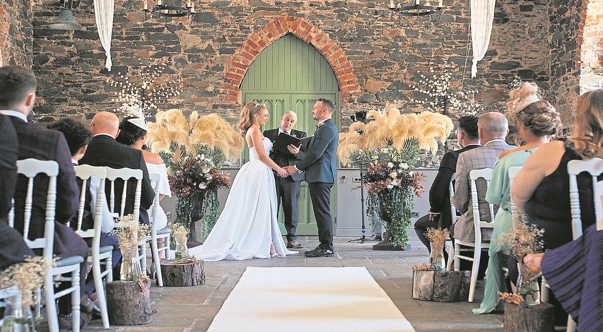 Sun shines down on Nadia and Calvin’s perfect summer wedding