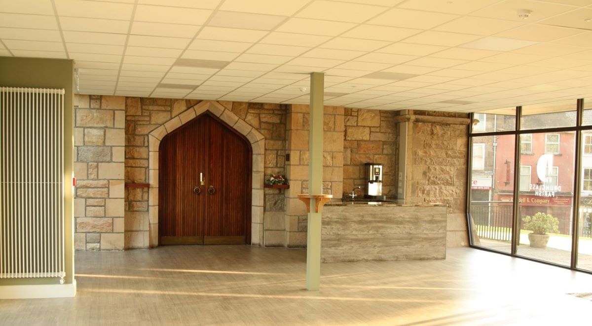 Flower festival and choirs mark opening of refurbished halls