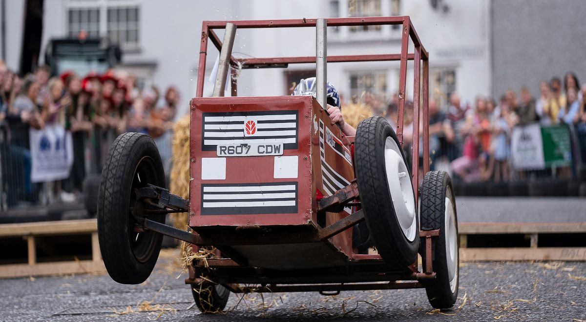 Thrills and spills at the Newtownstewart Soapbox Derby