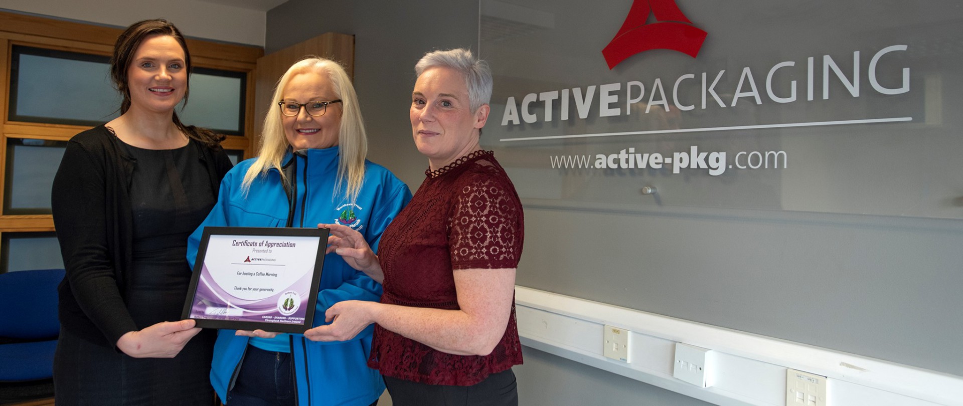 Firm raises £2,000 for lung disease group