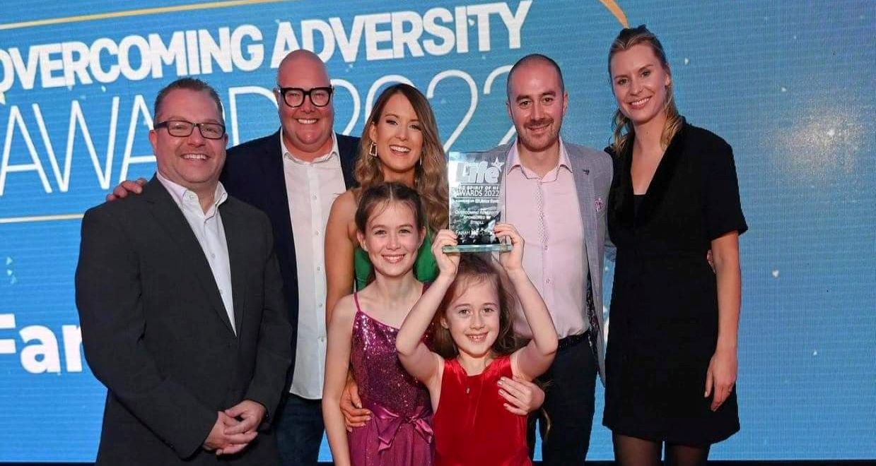 Farrah scoops Spirit of NI Award