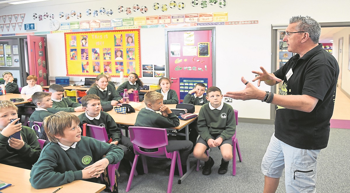 Award-winning author inspires Omagh pupils