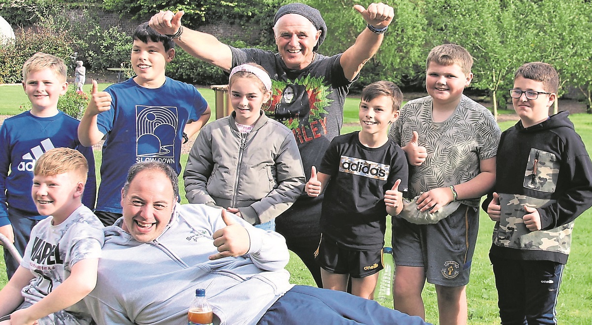 Enjoying some ‘appy’ juice in Castlecaulfield