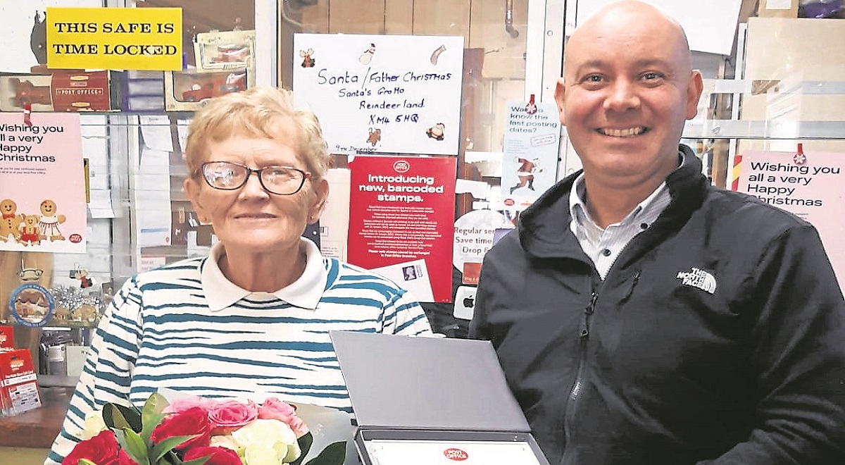 Double celebration for Kilskeery postmistress