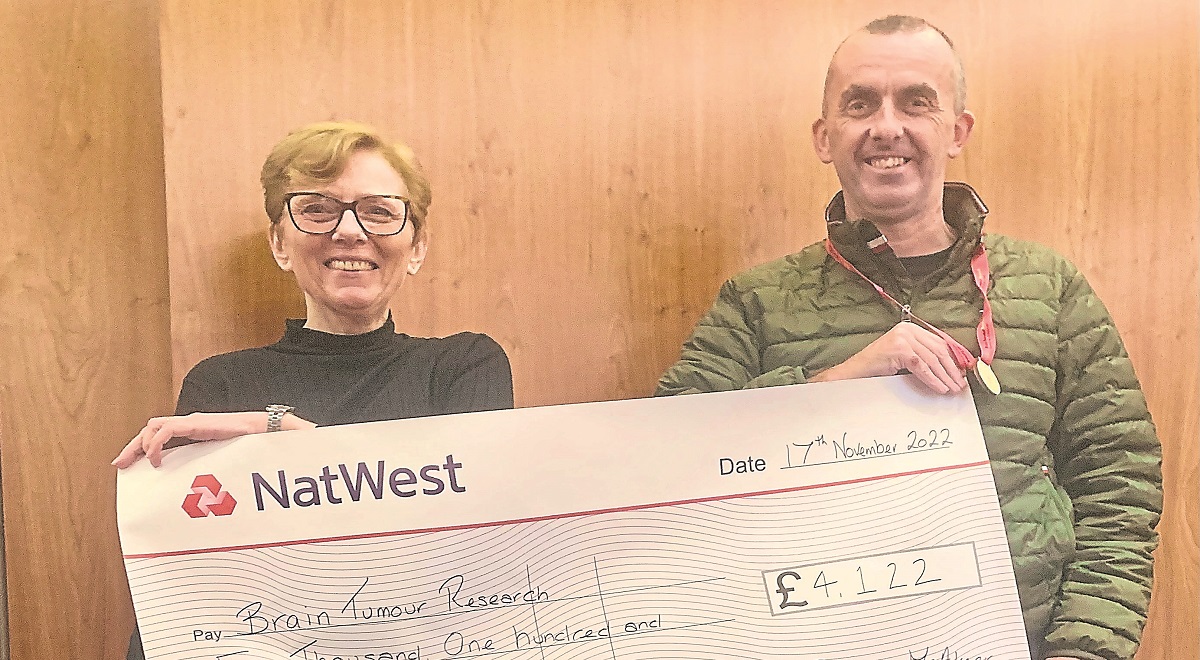 Strabane postman Seamus raises funds for brain tumour research