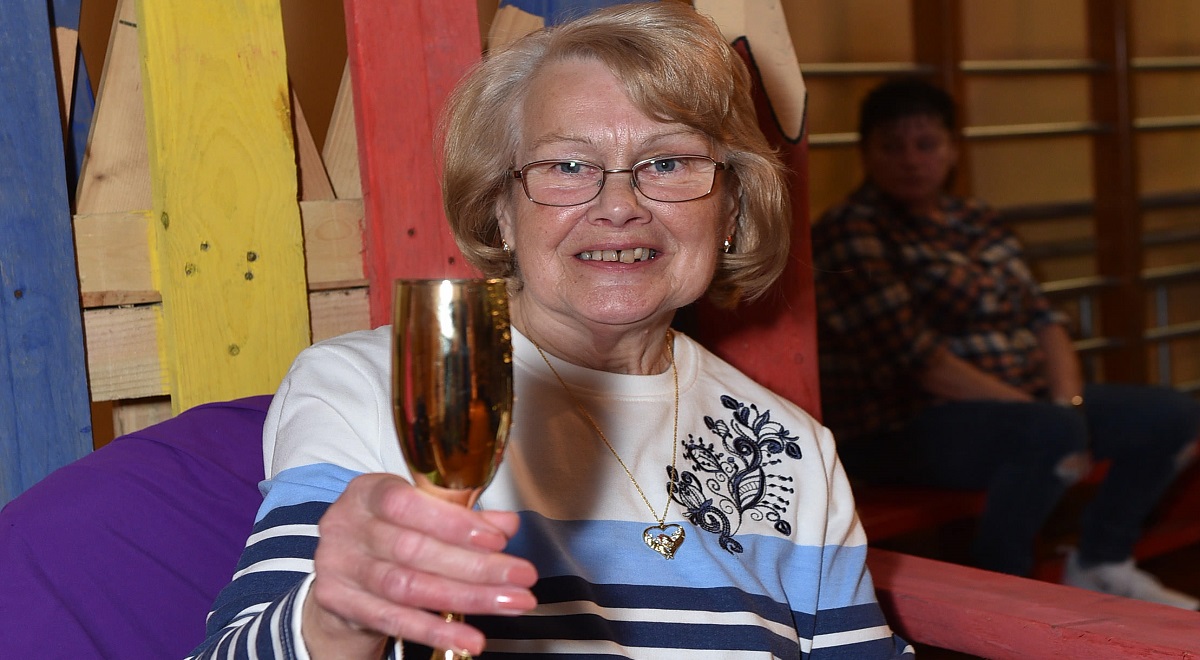 Last orders for Kathleen at Sion Mills Primary