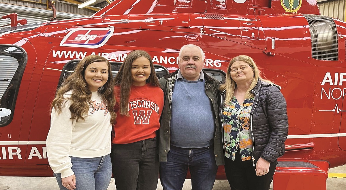 Emergency helicopter attends incidents involving Tyrone family